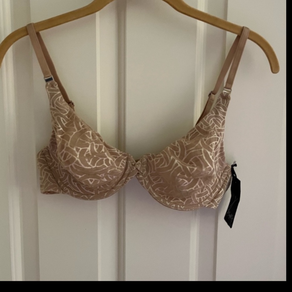 New Montelle Intimates Size 34C Full Coverage Underwire Lace Bra
